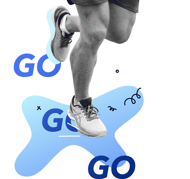Ein Marathonläufer symbolisiert die konstante Leistung von SEO-Content.