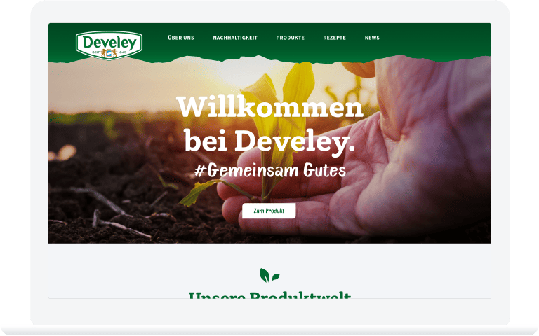 Homepage Develey Onlineshops