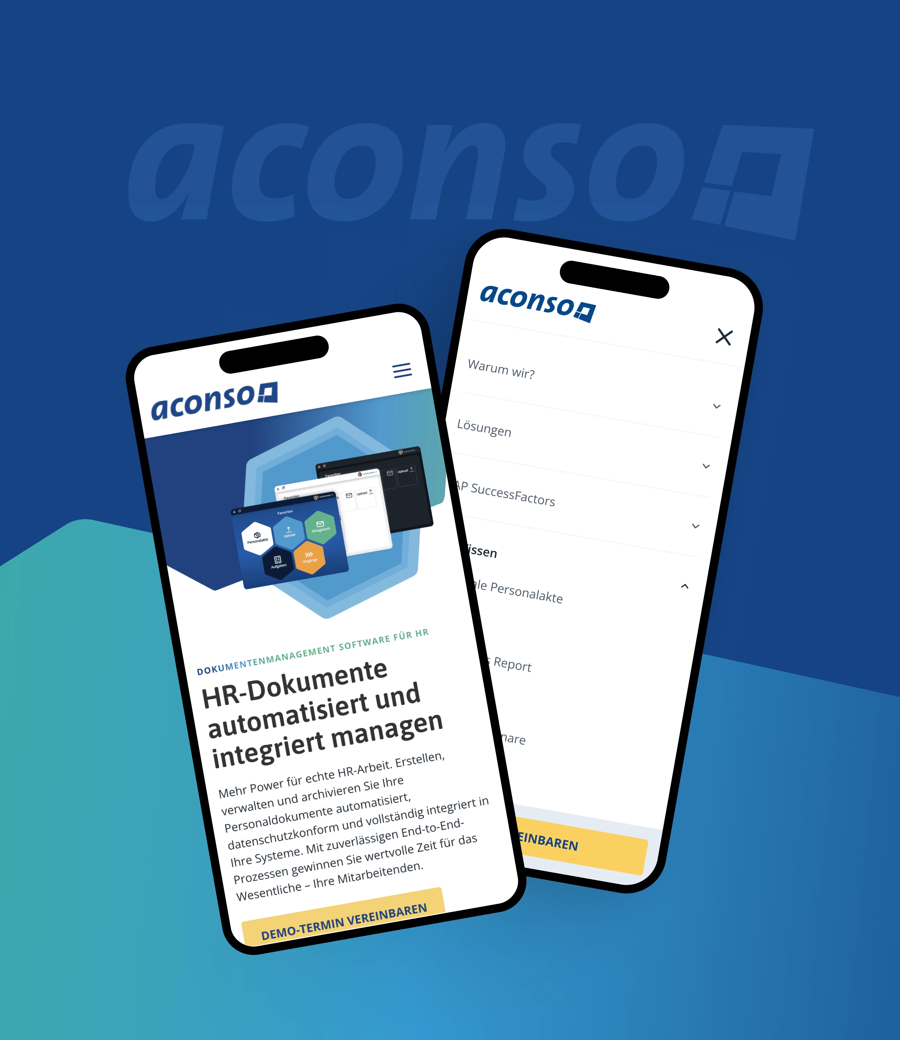Aconso Reskinning: Modernes UX/UI und WordPress-Entwicklung