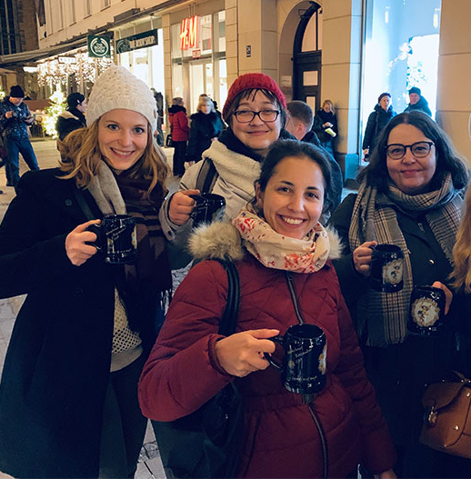 Foto: Teamausflug auf dem Weihnachtsmarkt