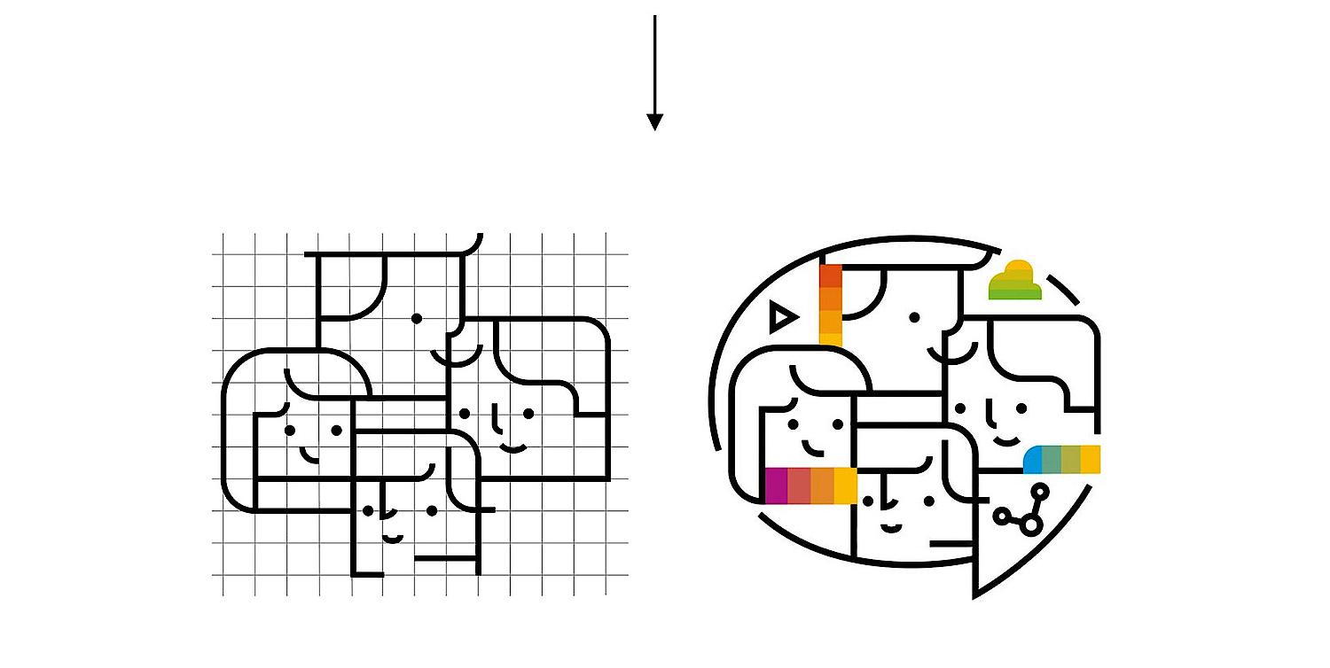 Illustration of people in SAP Hybris design system by SNK