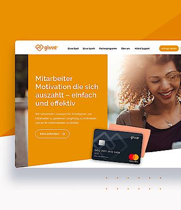 Givve Webshop mit Kreditkarte