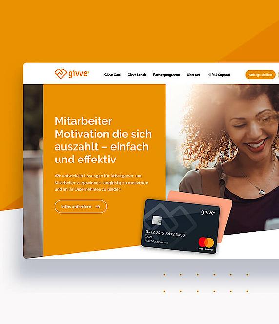 Givve Webshop mit Kreditkarte