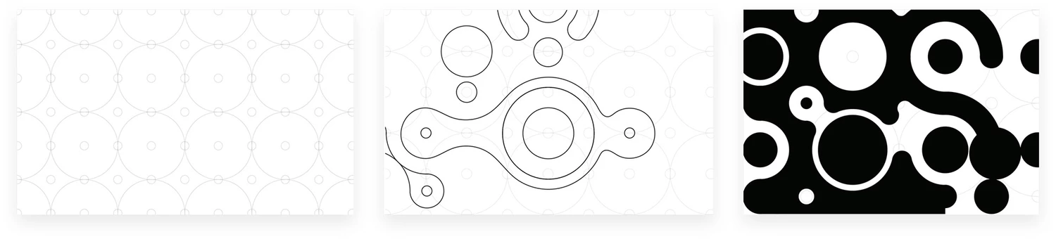 Geometrische Muster des SAP Hybris Deisgnsystems