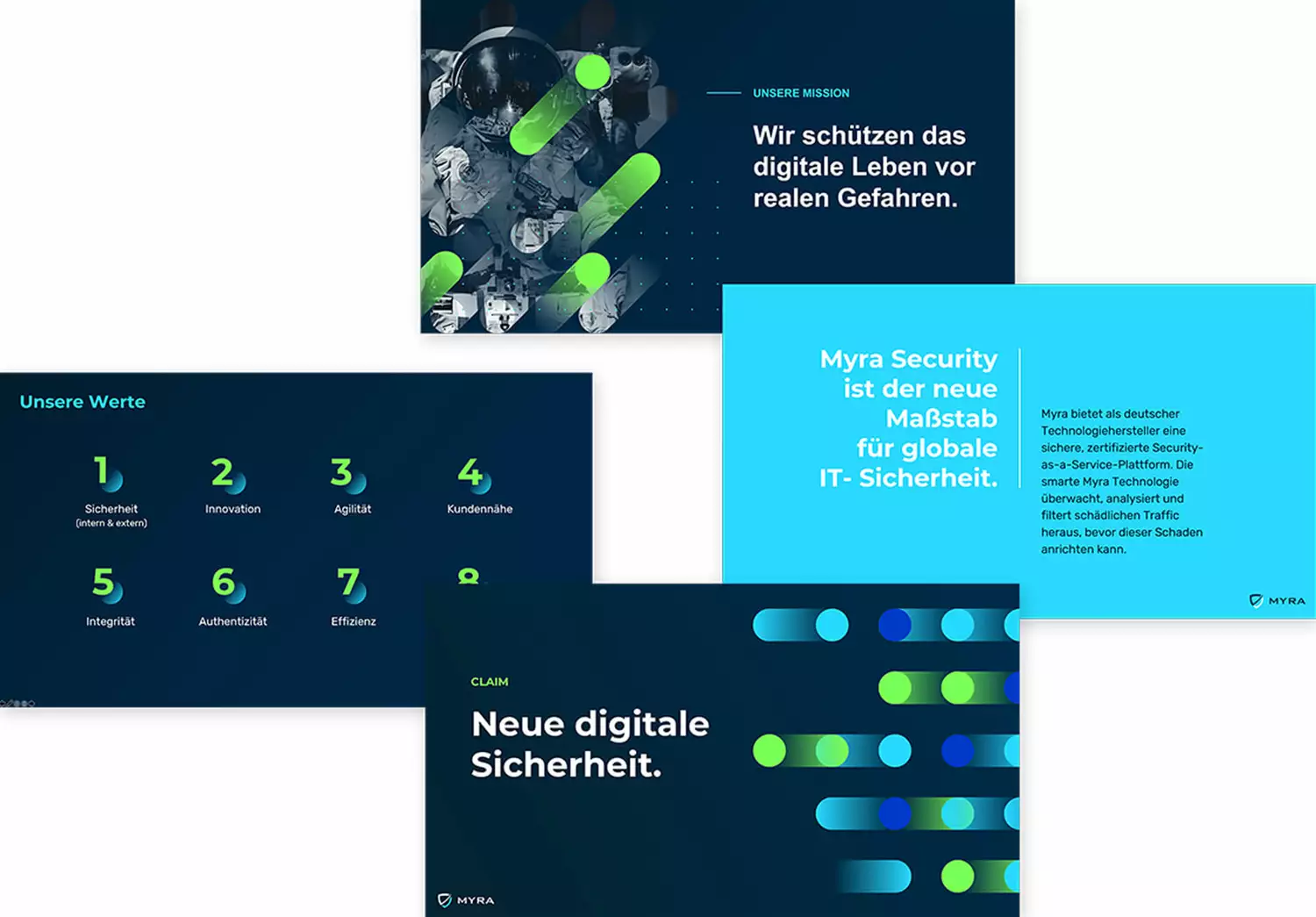 PPT slides in new myra security CI