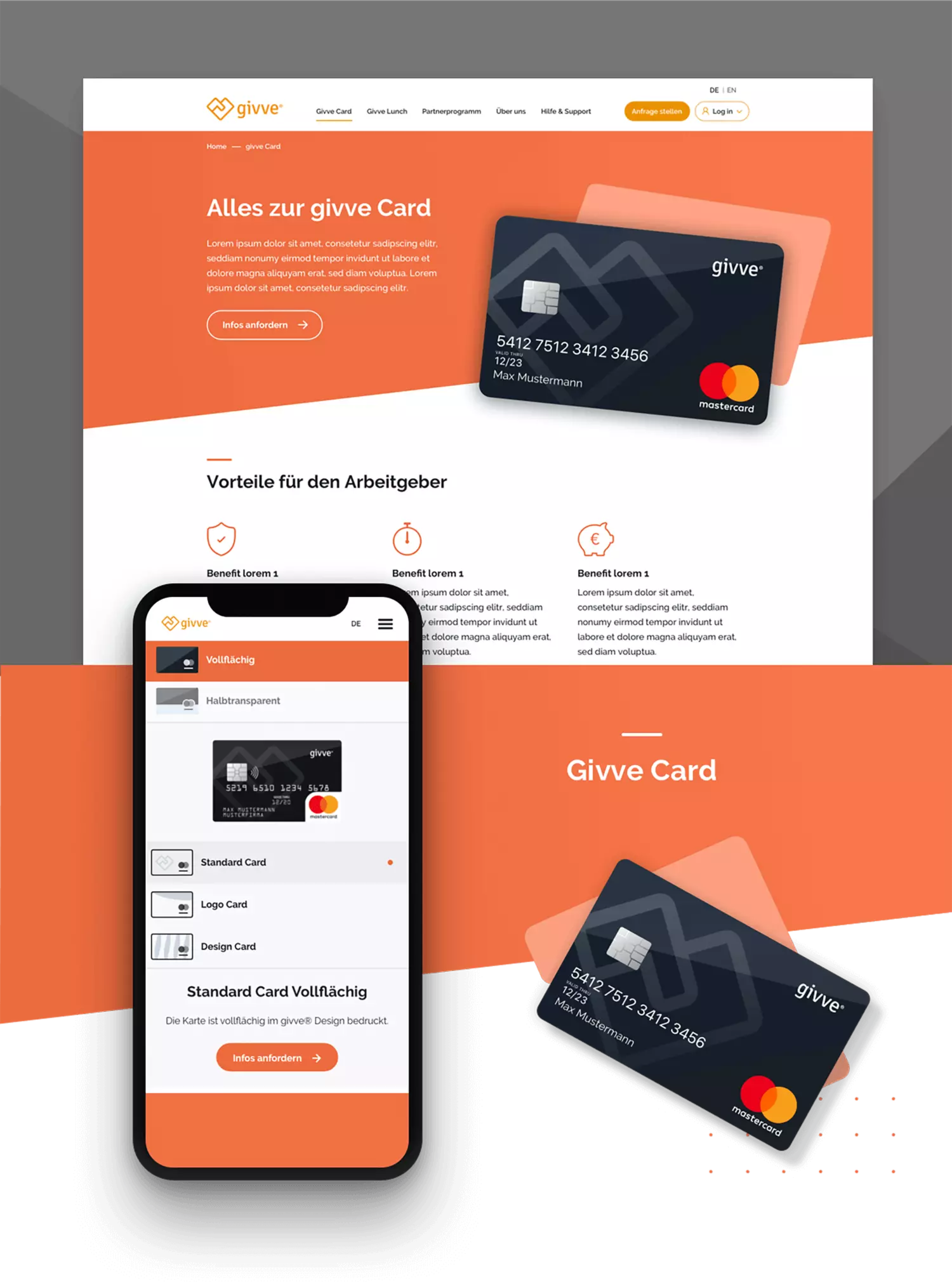 Givve screens mobile