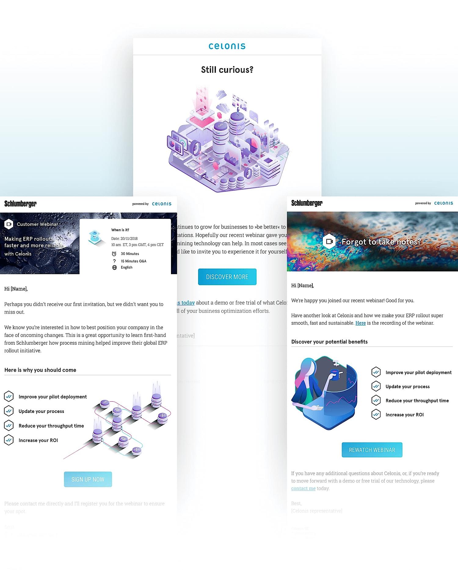 celonis screens interface