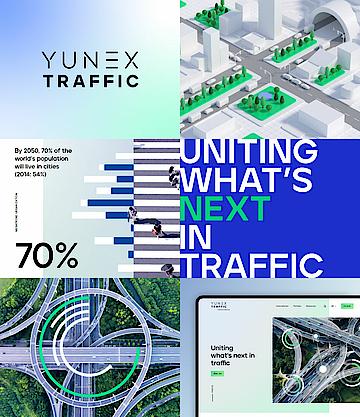 teaser shows new Yunex Traffic homepage in a tablet